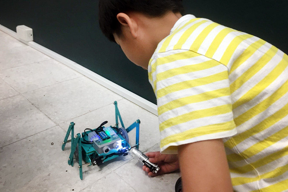 FlipRobot光感連桿仿生蟲機器人課程